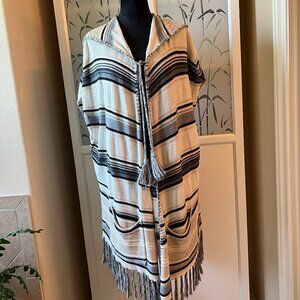 Moth Anthropology Poncho Cover Up M/L